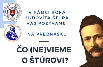 Čo /NE/vieme o Štúrovi