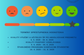 Hodnotenie kvality výučby a študijných programov